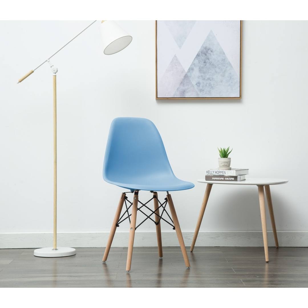 Porthos Home April Mid-Century Eames Chair, Pink