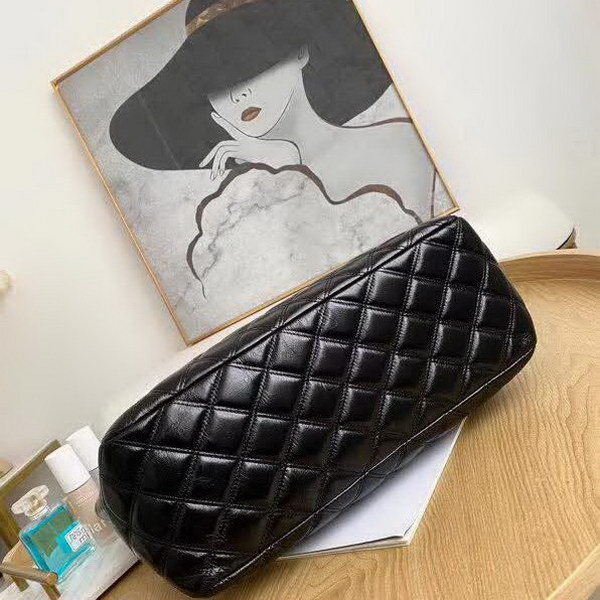 【原版皮】香奈儿/Chanel 购物袋，采用进口油腊牛皮，配顶级精美古铜金五金，非常高档新颖独特 ，休闲时尚，旅游购物最佳选择，款号：AS8345