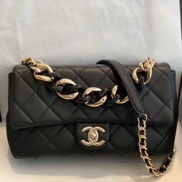 【原版皮】香奈儿/Chanel 亚克力手拎包，采用柔软细腻的进口小羊皮，经典菱格走线，单肩斜挎多用包，小香一直秉承简洁风格，低调奢华，也着实百搭，大号实用，小号俏皮：AS1354