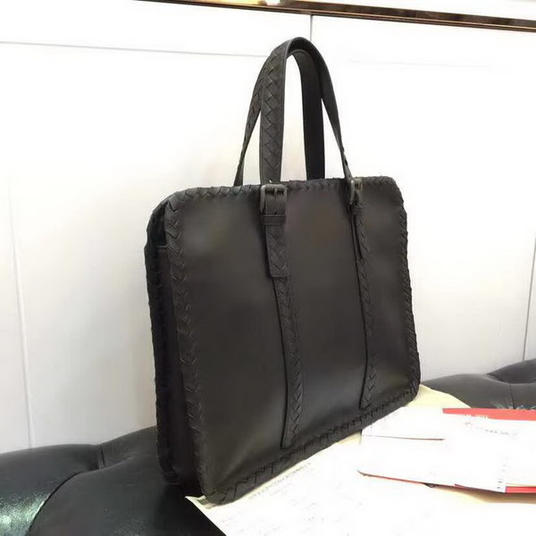 【原版皮】宝缇嘉/BV 男士公文包，采用蜡胎牛皮精心裁制而成，质地轻盈，空间充裕，携带方便，款号：80188802