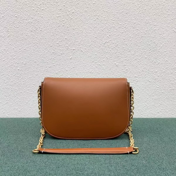 【原版皮】赛琳/Celine Maillon肩背包，简约无多余的修饰，高级的质感，Logo五金镂空设计增添包的独特，一见倾心，外牛皮，内衬羊皮，款号：191343