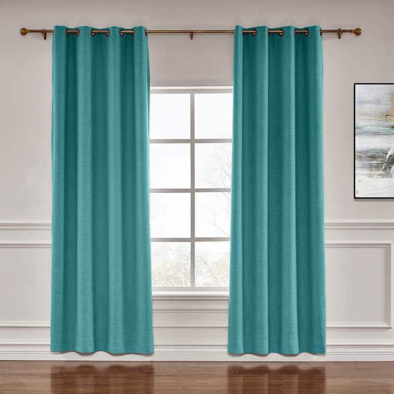 LIZ Polyester Linen Curtain Drapery Custom