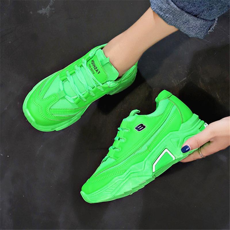Women's Fashion Breathable Mesh Platform Sneakers