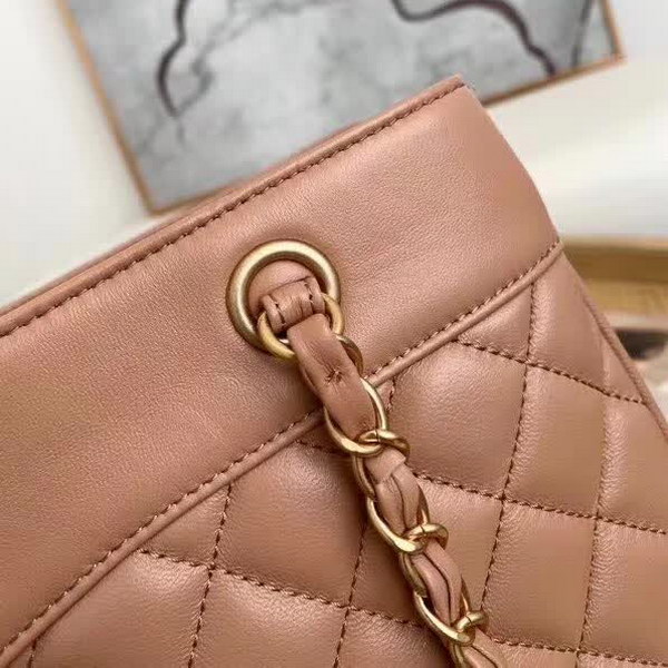 【原版皮】香奈儿/Chanel 购物袋，明星贵妇们的最佳新宠，小香棱格概念，皮链袋，双C标志，一眼钟情，采用进口小羊皮，柔软细腻，皮质独特，纹络更显高档质感，款号：57030