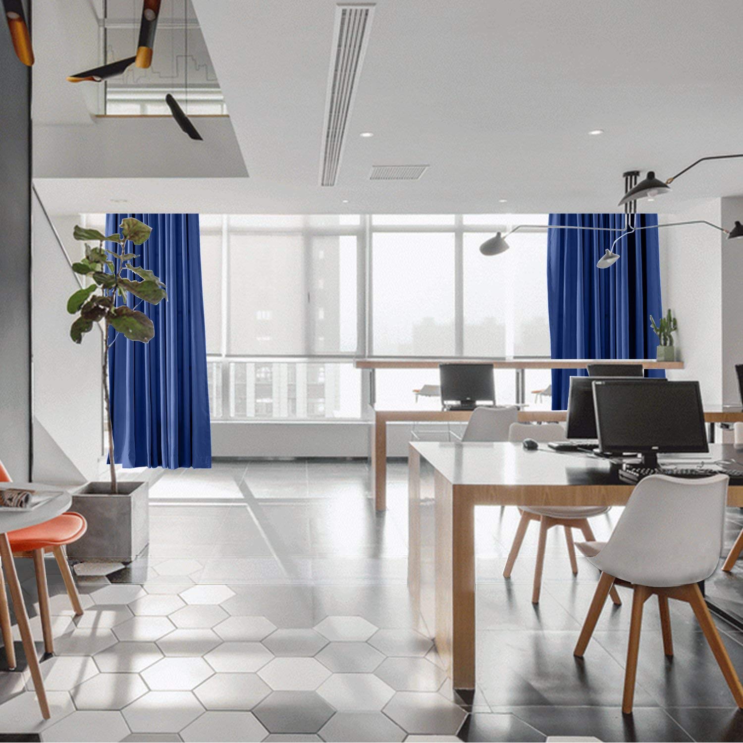 Fireproof Flame Retardant Thermal Insulated Curtain Drapery Panel Pinch Pleat REGAL