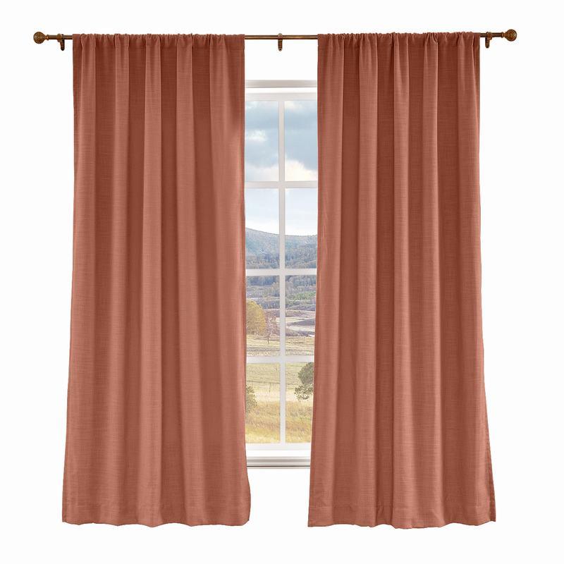 LIZ Polyester Linen Curtain Drapery Custom