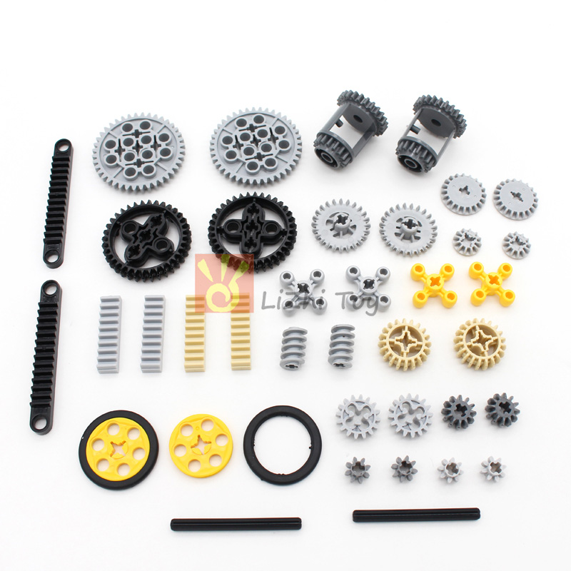 MOC Technical Compatible with Building Blocks Bricks Pin Liftarm Studless Beam Axle Connector Panel Gear Car Mindstorms Toys