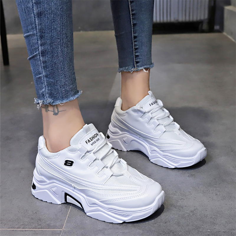 Women's Fashion Breathable Mesh Platform Sneakers