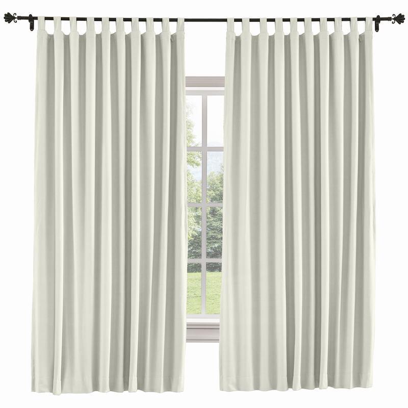 CAPRI Cotton Linen Polyester Curtain Drapery Custom
