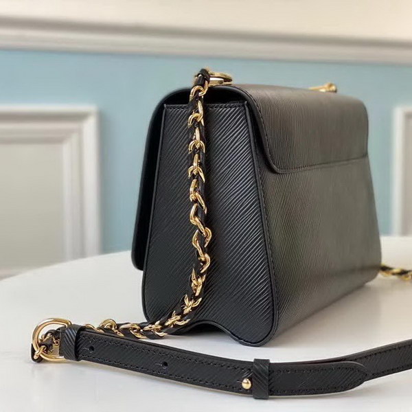 【原版皮】路易威登/LV Twist 手袋，采用简约纯色渲染标志性Epi皮革，再以哑光金属件释放前卫张力，小巧构型搭配波浪底部设计，暗藏充裕容量玄机，款号：M50282