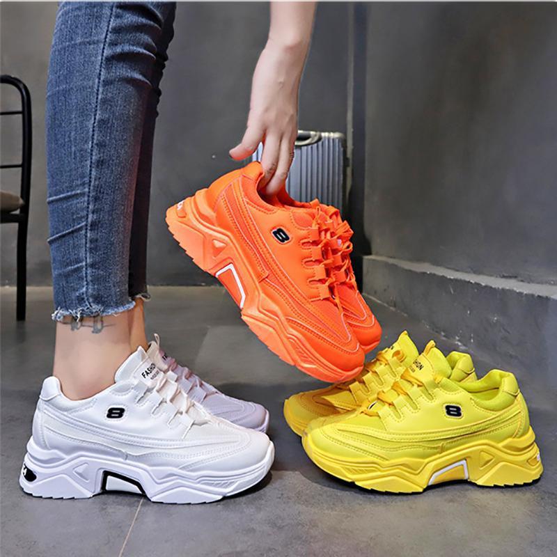 Women's Fashion Breathable Mesh Platform Sneakers