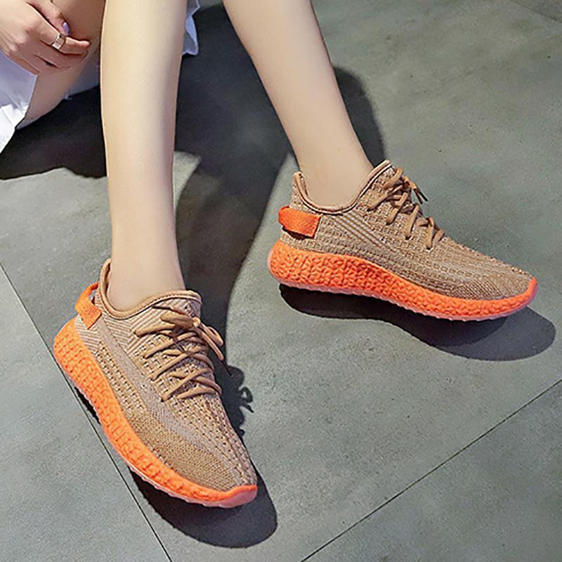 Women Breathable Solid Color Shoes