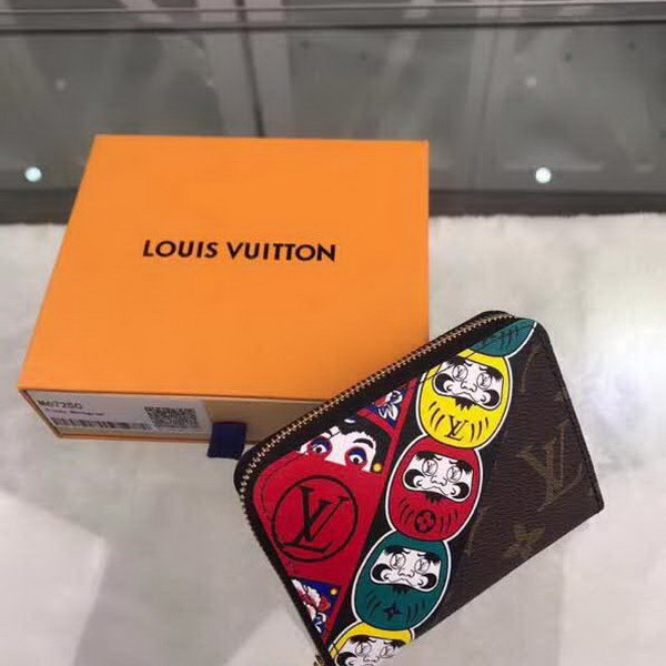【原版皮】路易威登/LV 拉链零钱包，取材Monogram帆布，借鉴山本宽斋的艺术特色，缤纷展现歌舞伎，脸谱元素，外形小巧且极为实用，款号：M67250