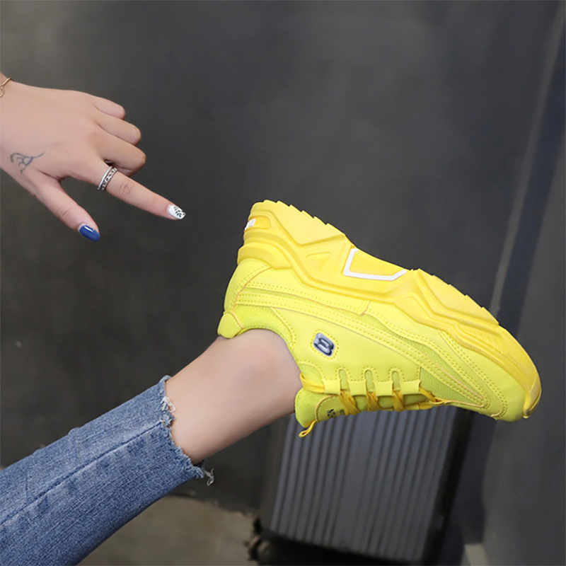 Women's Fashion Breathable Mesh Platform Sneakers