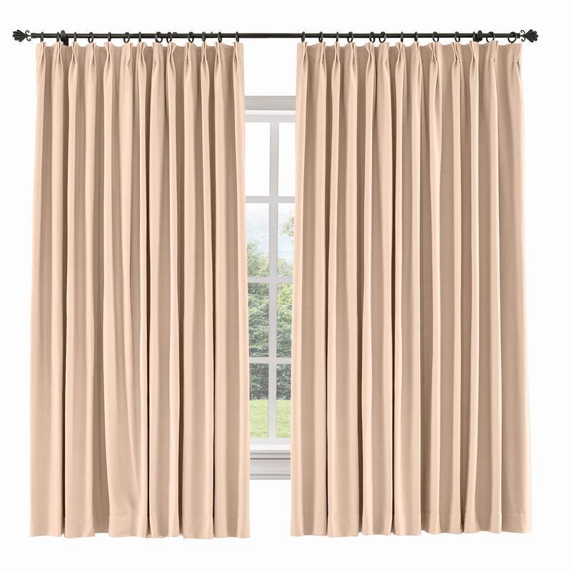 CAPRI Cotton Linen Polyester Curtain Drapery Custom