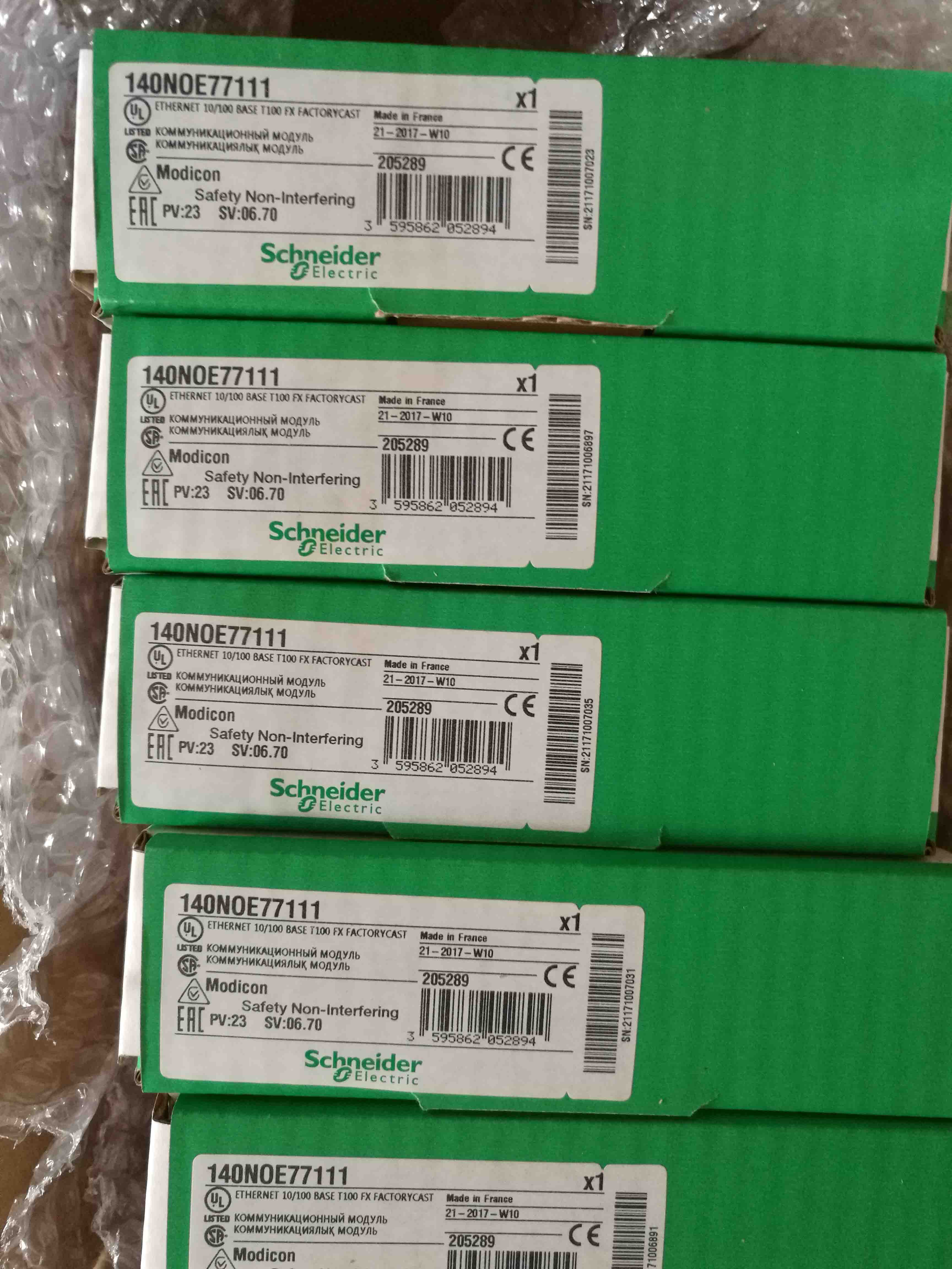140NOE77111 Schneider TCP/IP module Original Factory Sealed New