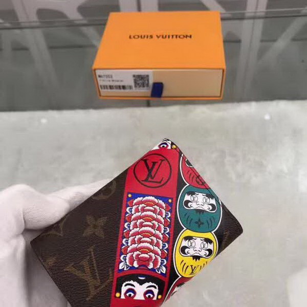【原版皮】路易威登/LV Victorine钱夹，取材Monogram帆布，借鉴山本宽斋的艺术特色，缤纷展现歌舞伎，脸谱元素，款号：M67253