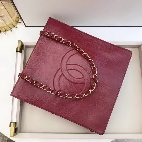 【原版皮】香奈儿/Chanel 大Logo全皮购物包，实用型设计理念，进口小牛皮，大容量，日常上班A4文件妥妥的，大小正好款式也不挑服装 ，休闲，裙装都可轻松驾驭，款号： AS1945