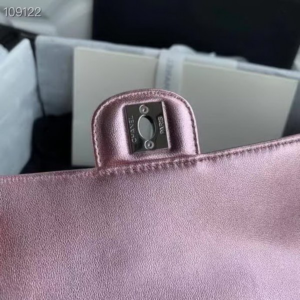 【原版皮】香奈儿/Chanel 手环包，银色金属质感圆环CF链条包，很限独特的颜色哇，不同光下折射出来不同的颜色，款号：AS1665