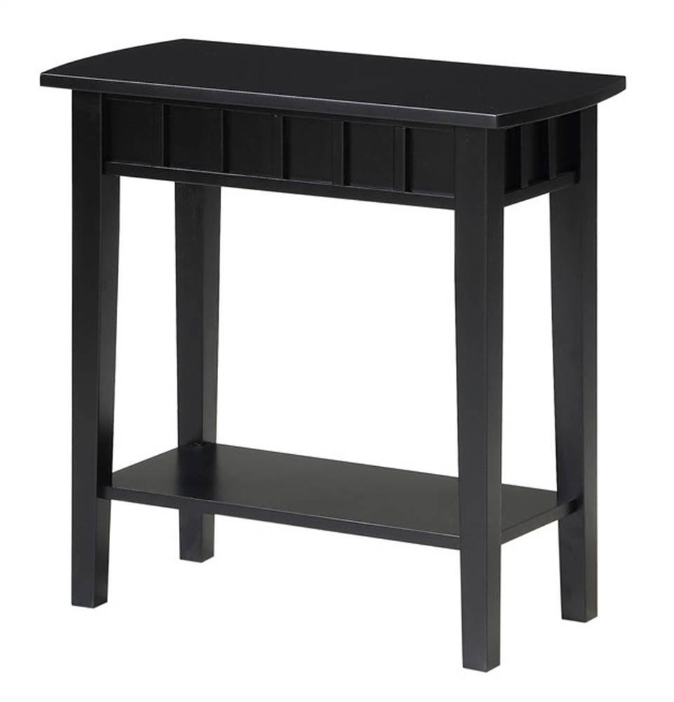 Convenience Concepts Dennis Black End Table