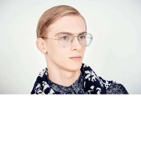 DiorChroma1 Light Blue Pilot Sunglasses