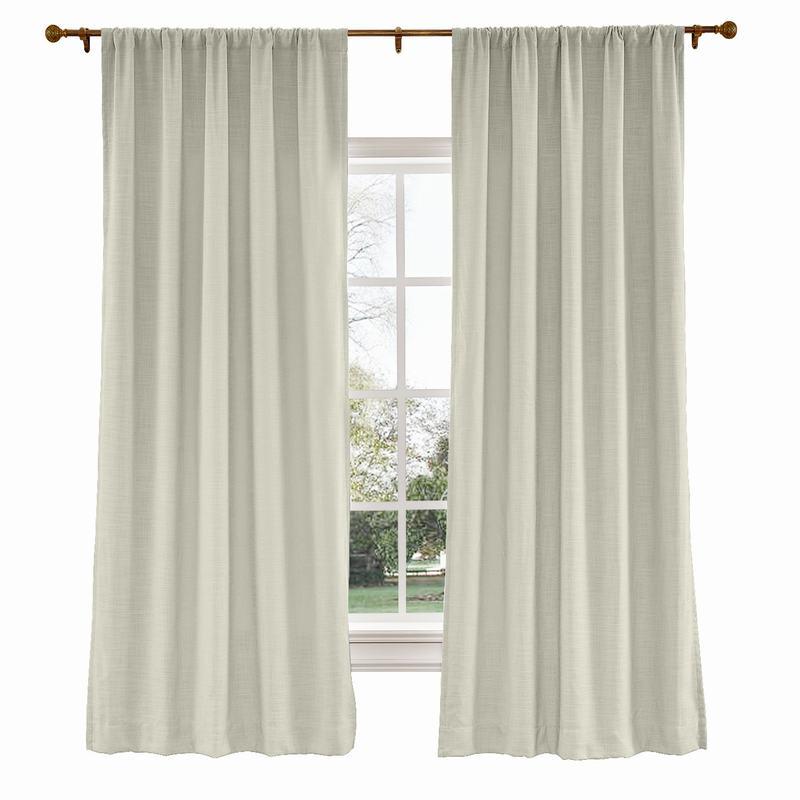 LIZ Polyester Linen Curtain Drapery Custom