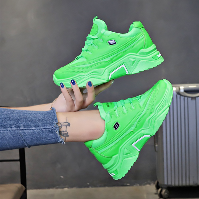 Women's Fashion Breathable Mesh Platform Sneakers