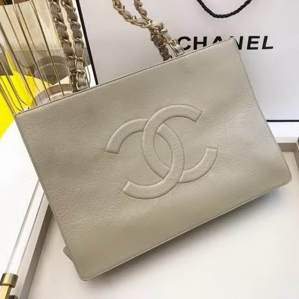【原版皮】香奈儿/Chanel 大Logo全皮购物包，实用型设计理念，进口小牛皮，大容量，日常上班A4文件妥妥的，大小正好款式也不挑服装 ，休闲，裙装都可轻松驾驭，款号： AS1943