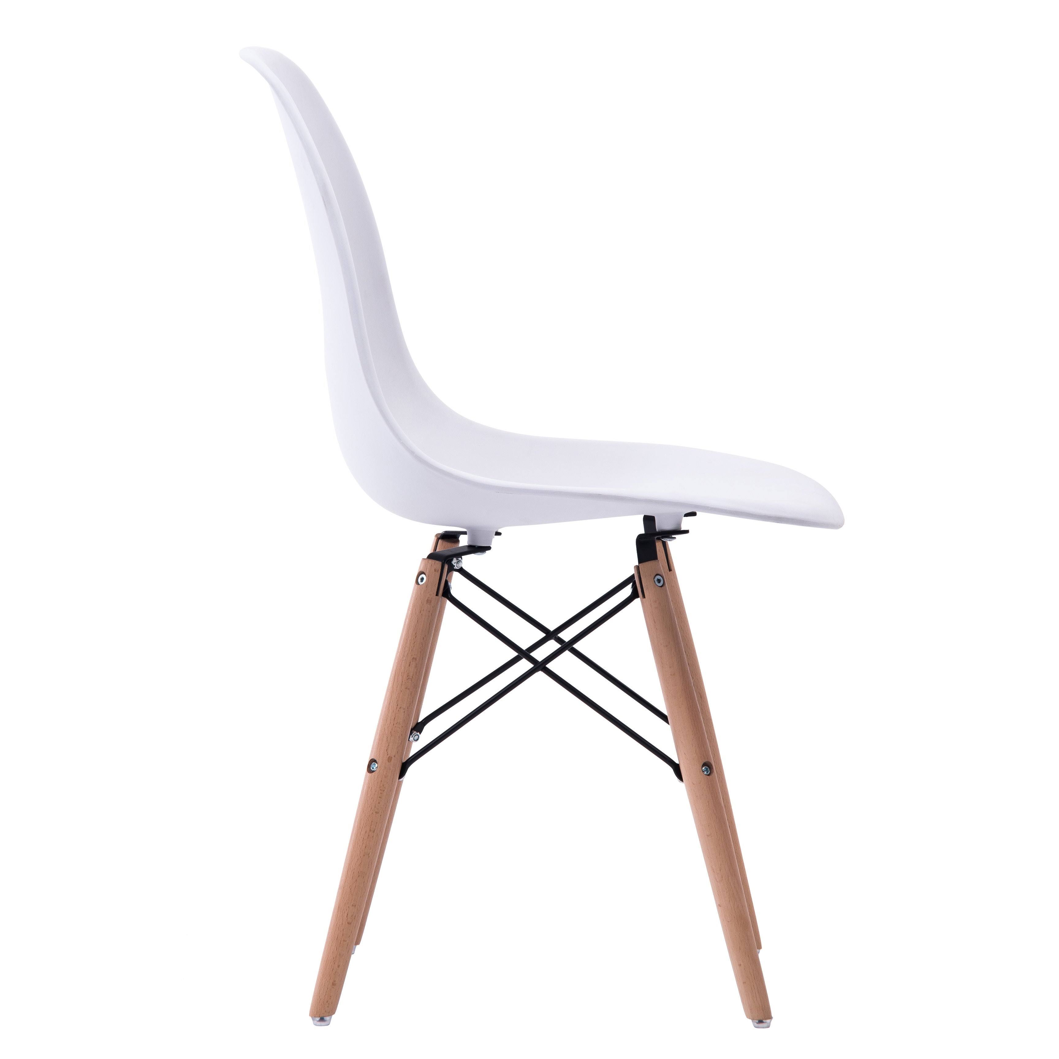 Porthos Home April Mid-Century Eames Chair, Pink