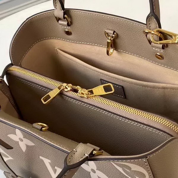 【原版皮】路易威登/LV Montaigne 手袋，将Monogram图案先印染后压印于粒面皮革，与挺括线条相辅相成，有立体感的造型与精巧的内部设计，款号：M41048