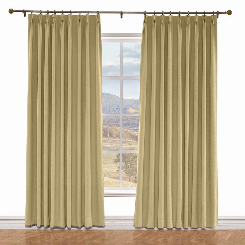 LIZ Polyester Linen Curtain Drapery Custom