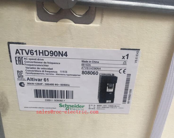 ATV61HD90N4 Schneider Variable speed drive 125HP Brandy Original Factory Sealed New