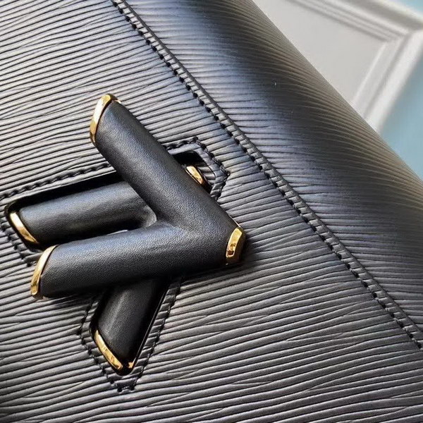 【原版皮】路易威登/LV Twist 手袋，采用简约纯色渲染标志性Epi皮革，再以哑光金属件释放前卫张力，小巧构型搭配波浪底部设计，暗藏充裕容量玄机，款号：M50282