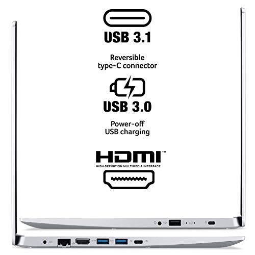 Acer Aspire 5 A515-55-56VK, 15.6  Full HD IPS Display, 10th Gen Intel Core i5-1035G1, 8GB DDR4, 256GB NVMe SSD, WiFi 6, HD Webcam, Fingerprint Reader, Backlit Keyboard, Windows 10 Home