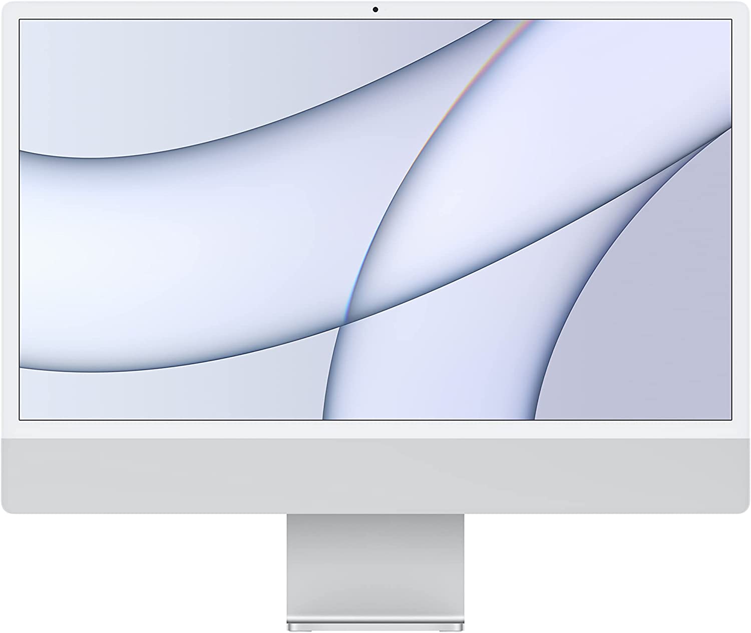 2021 iMac (24-inch, M1 chip with 8‑core CPU and 8‑core GPU, 8GB RAM, 512GB) - Silver