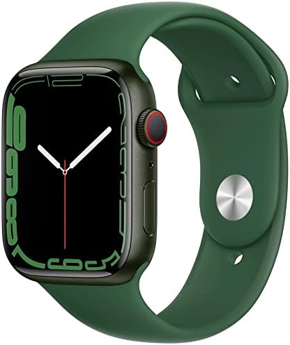 Apple Watch Series 7 (GPS, 41mm) Starlight Aluminum Case with Starlight Sport Band, Regular (Renewed)